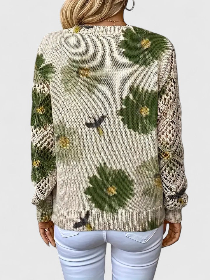 Aurélie™ | Pull Élégance Florale
