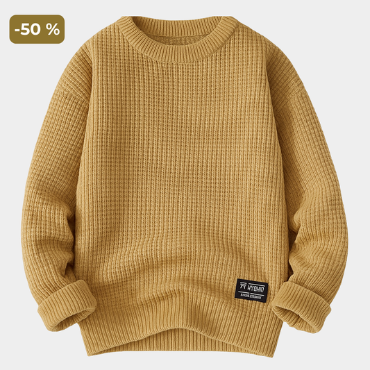 Benjamin™ | Pull Texturé Maille Nid d’Abeille