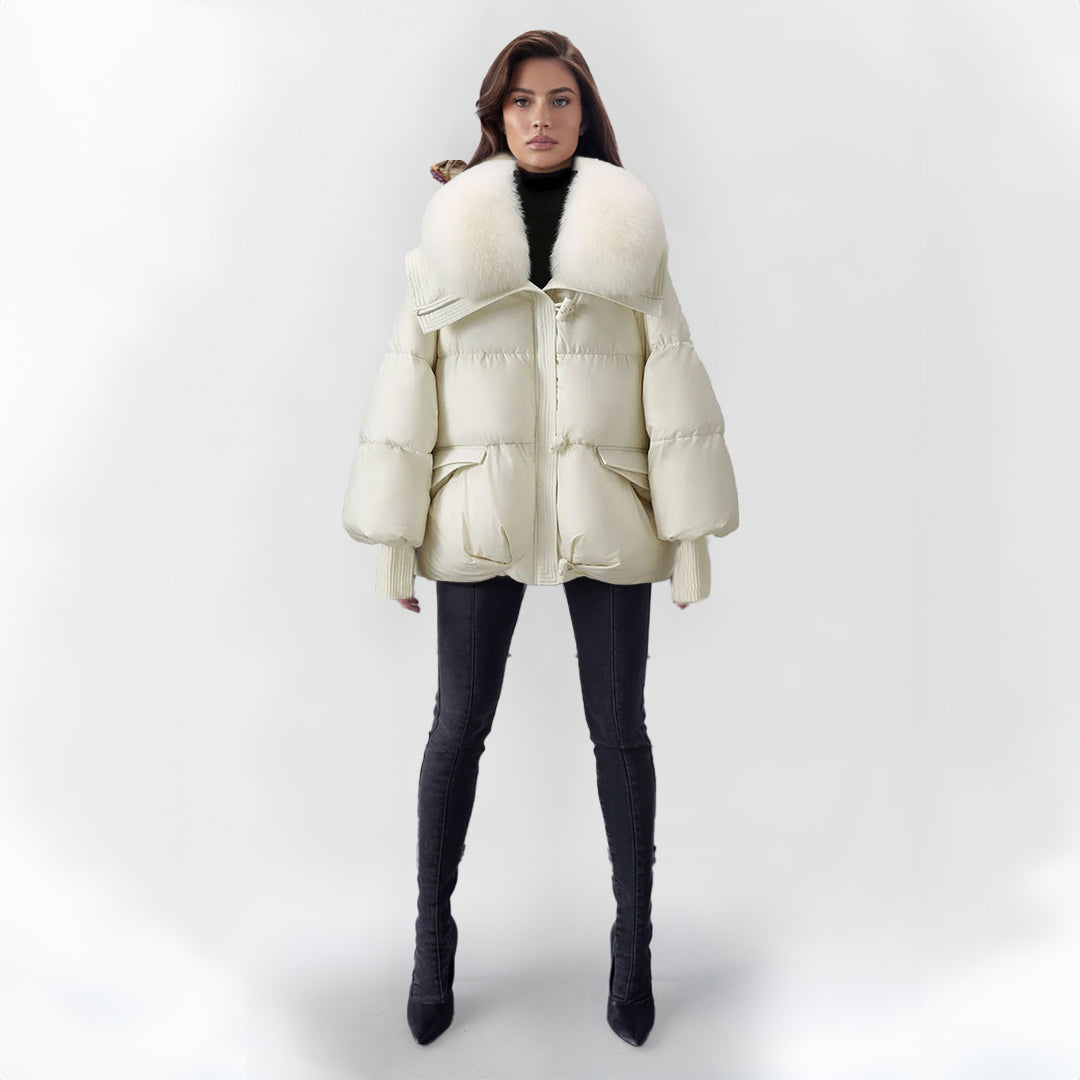 Céliane™ | Manteau Hiver Luxe Col Douillet