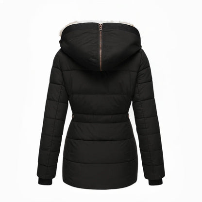 Ismérie™ | Manteau Hiver Doublure Fourrure Élégance