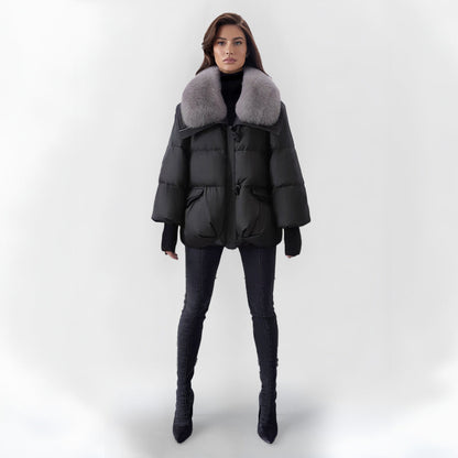 Céliane™ | Manteau Hiver Luxe Col Douillet