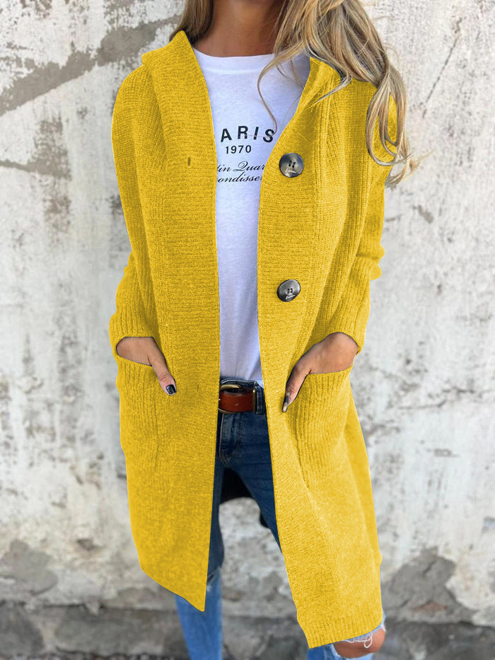 Anaëlle™ | Cardigan Long Tricot Élégant