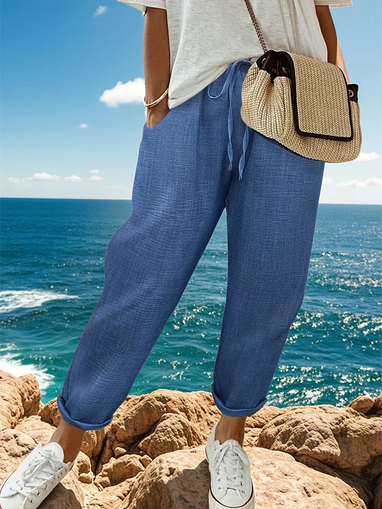 Noaëlle™ | Pantalon relax léger
