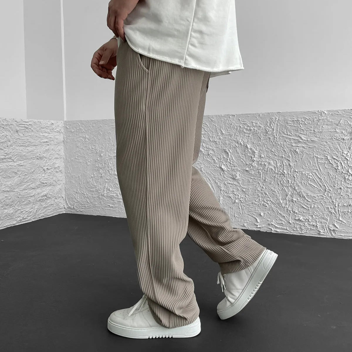 Julien™ | Pantalon Maille Côtelée