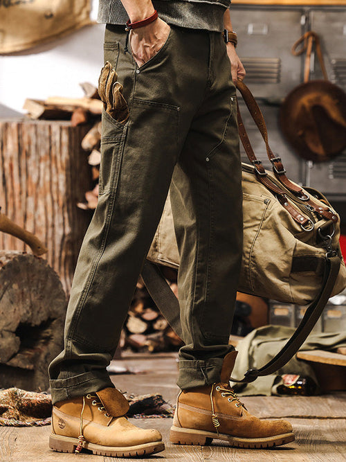 Maxime™ | Pantalon Utilitaire en Coton Sergé