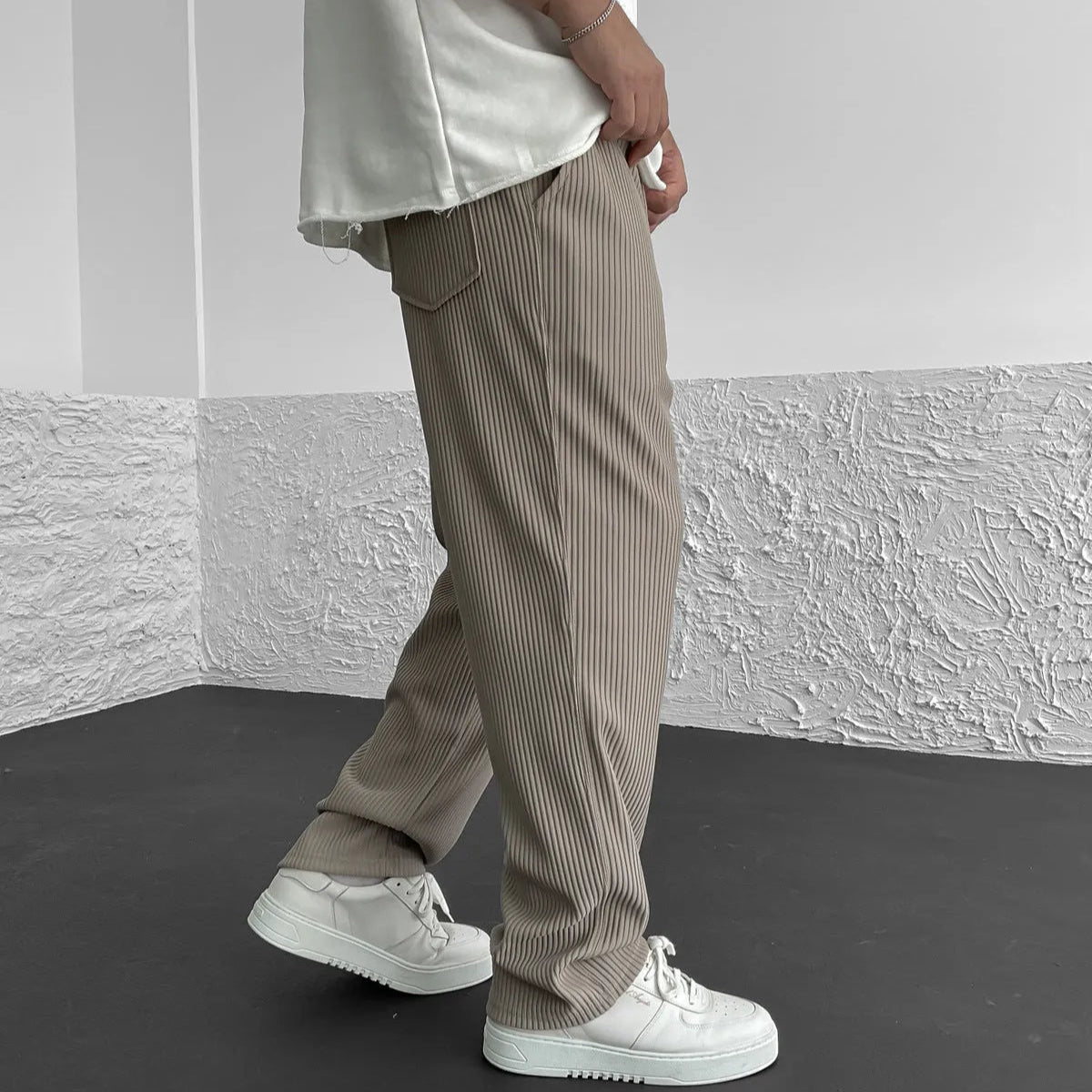 Julien™ | Pantalon Maille Côtelée