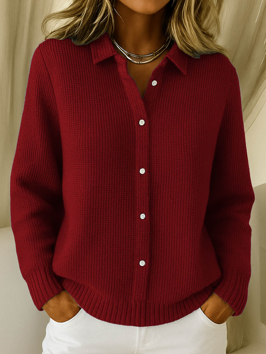 Maëlle™ | Cardigan Classique Maille Douce