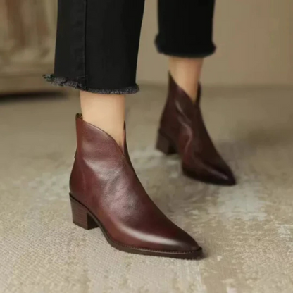 Séverine™ | Bottines Élégantes à Talon Raffiné