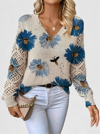 Aurélie™ | Pull Élégance Florale