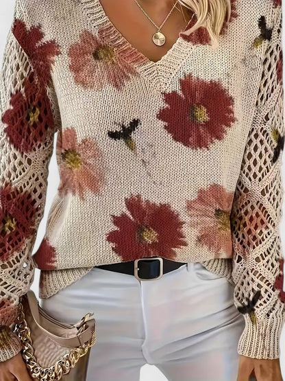 Aurélie™ | Pull Élégance Florale