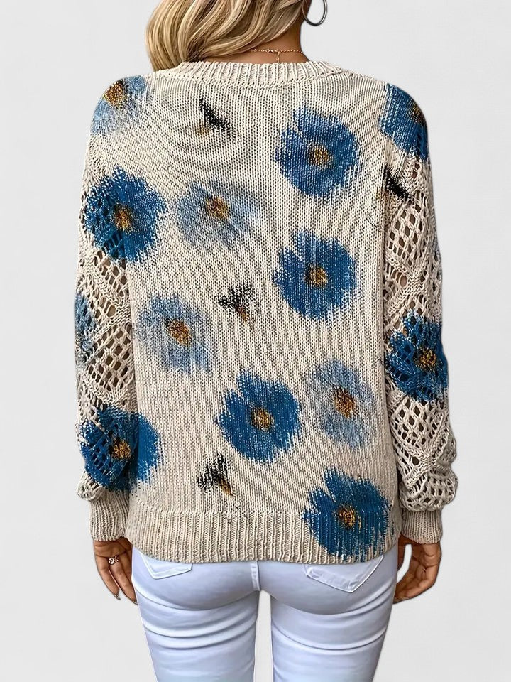 Aurélie™ | Pull Élégance Florale