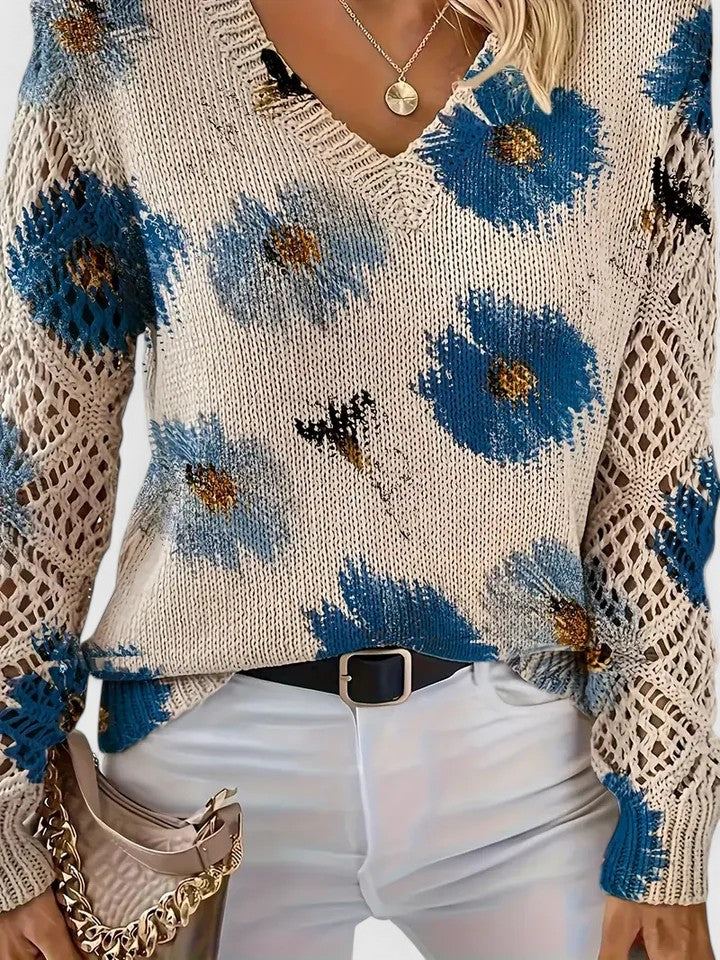 Aurélie™ | Pull Élégance Florale