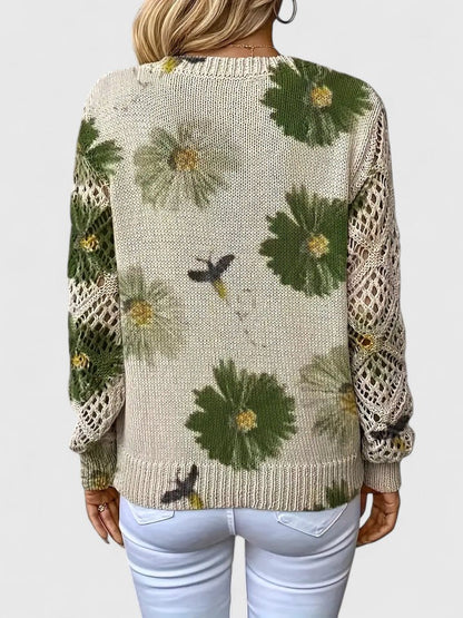 Aurélie™ | Pull Élégance Florale