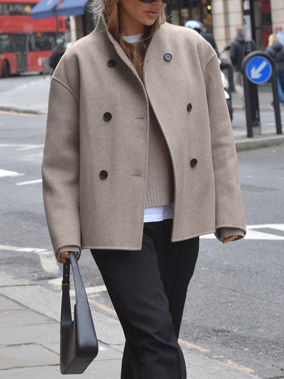 Thaïs™ | Veste Double Boutonnage Silhouette Chic