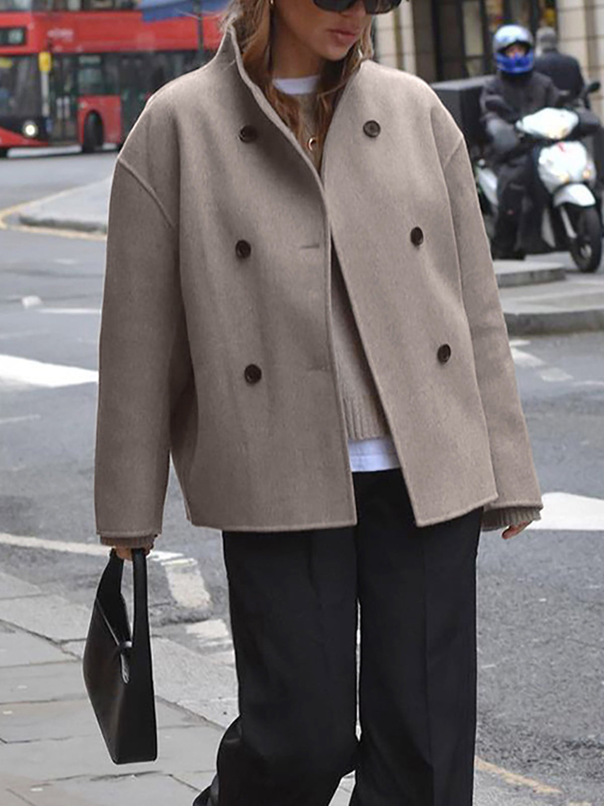 Thaïs™ | Veste Double Boutonnage Silhouette Chic