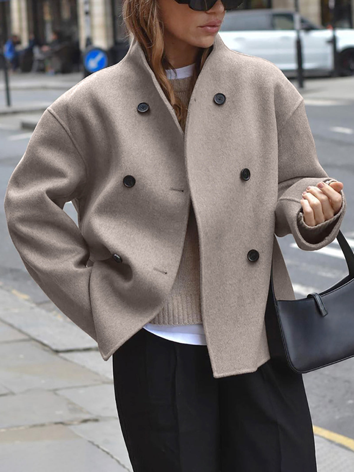 Thaïs™ | Veste Double Boutonnage Silhouette Chic