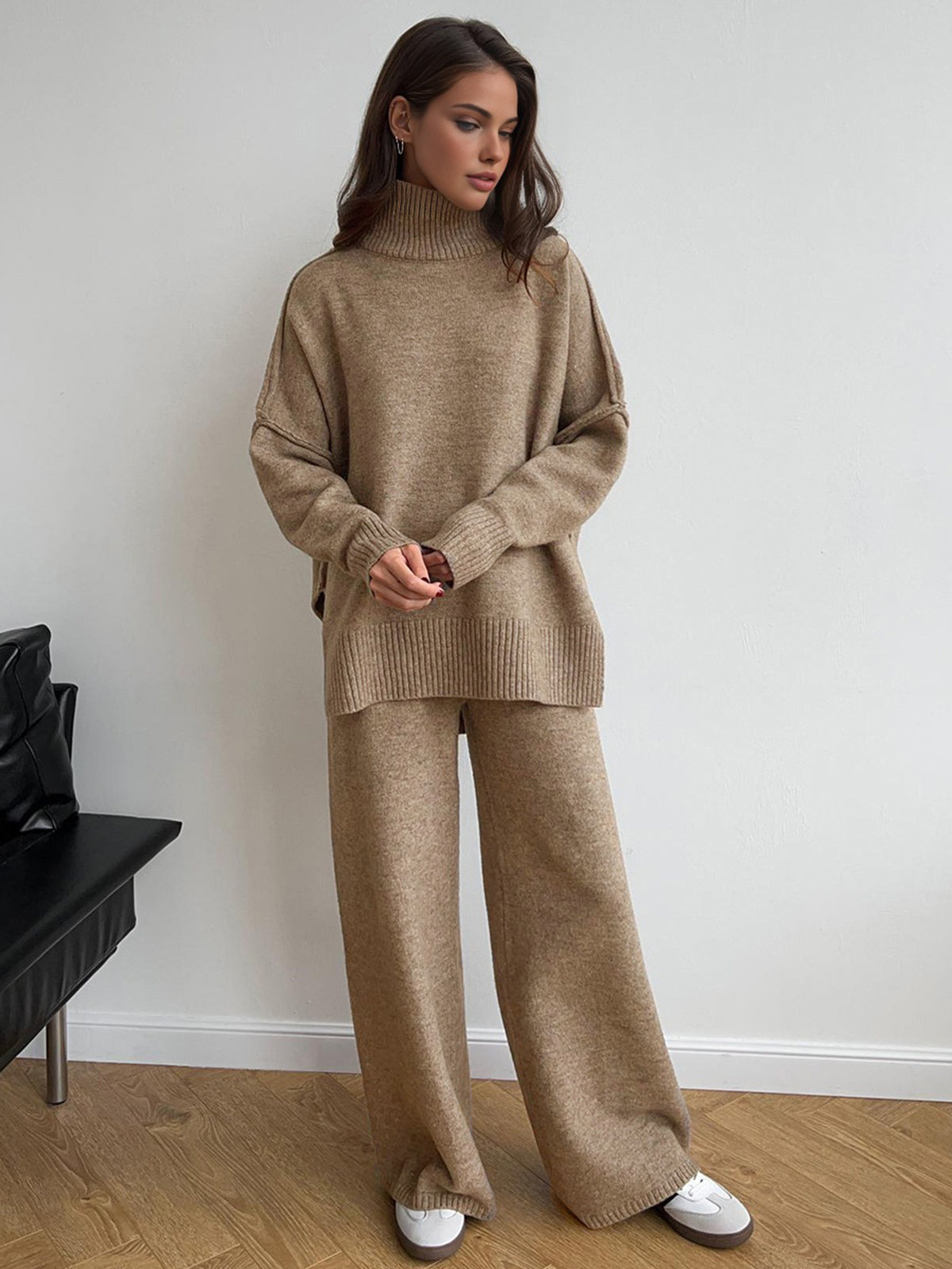 Élora™ | Ensemble Maille Col Roulé