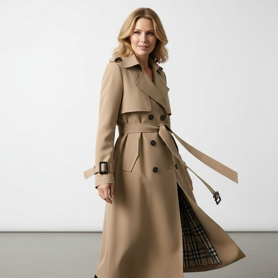 Gabrielle™ | Trench Élégance Intemporelle