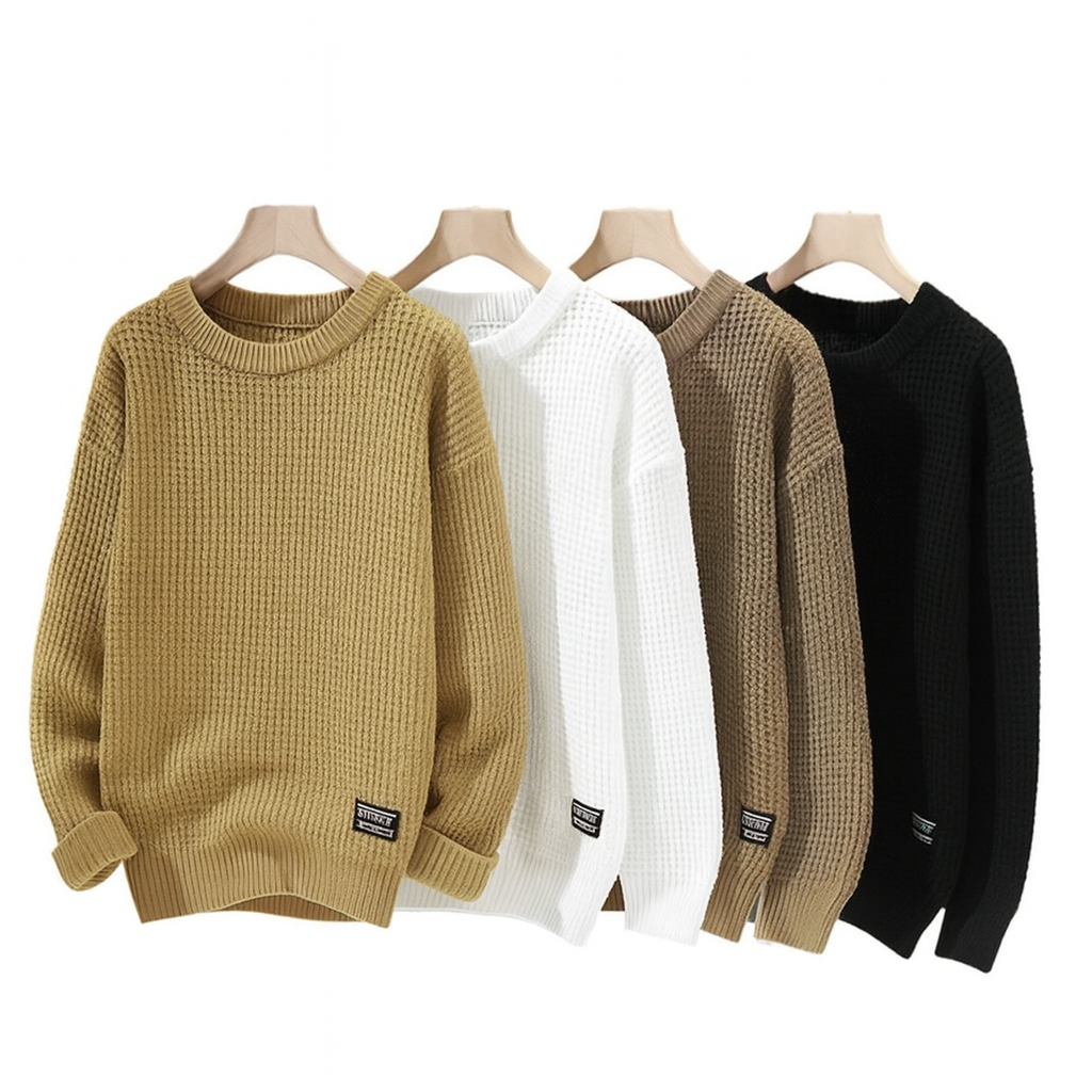 Benjamin™ | Pull Texturé Maille Nid d’Abeille
