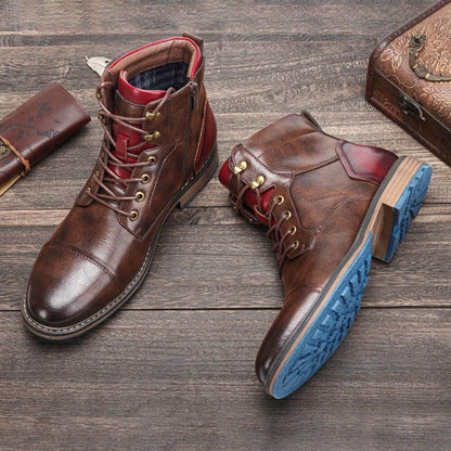Amaury™ | Bottines Cuir Héritage Distingué