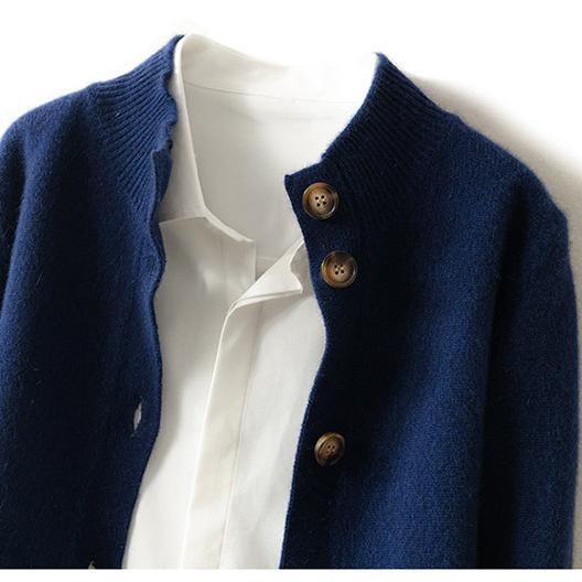 Gabrielle™ | Cardigan Classique Camel