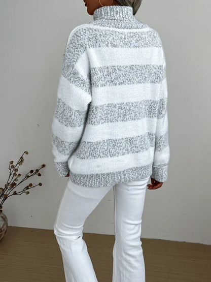 Maïwenn™ | Pull Rayé Élégance Douce