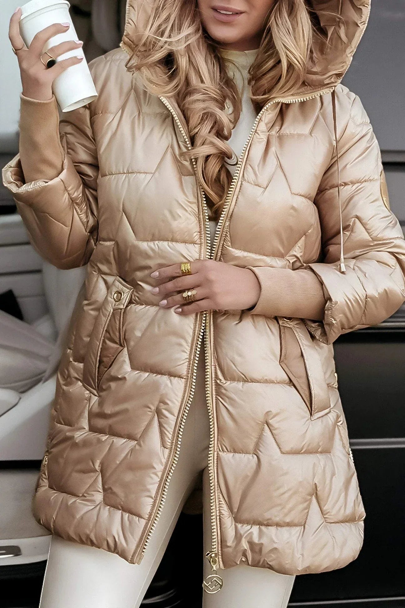 Nolwen™ | Manteau Élégant à Capuche Doublé