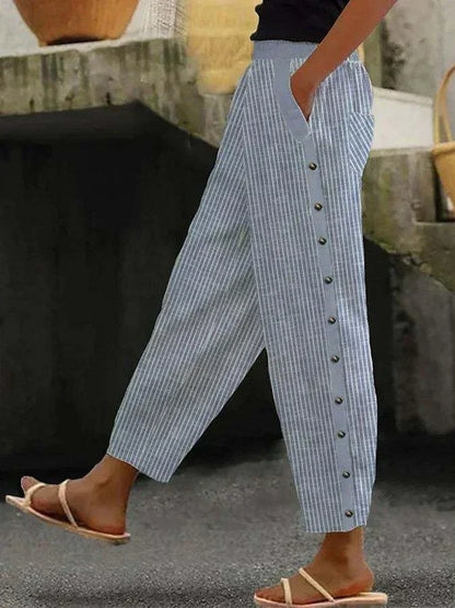 Romé™ | Pantalon estival rayé