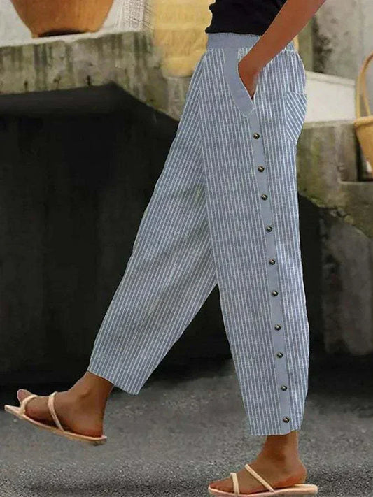 Romé™ | Pantalon estival rayé