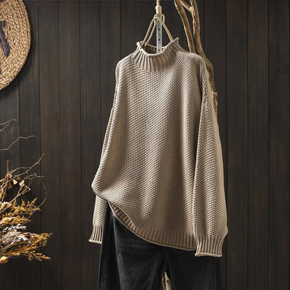 Éliane™ | Pull Maille Waffle Raffinée
