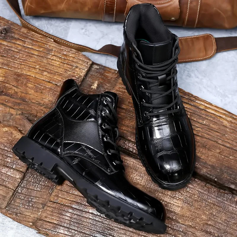 Dario™ | Bottes Relief Crocodile Prestige
