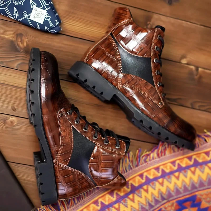 Dario™ | Bottes Relief Crocodile Prestige
