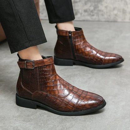 Isandro™ | Bottines Boucle Élégance Urbaine