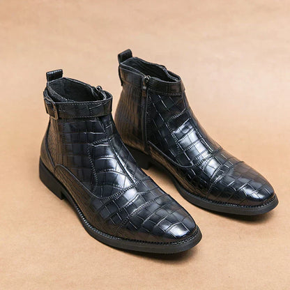 Isandro™ | Bottines Boucle Élégance Urbaine