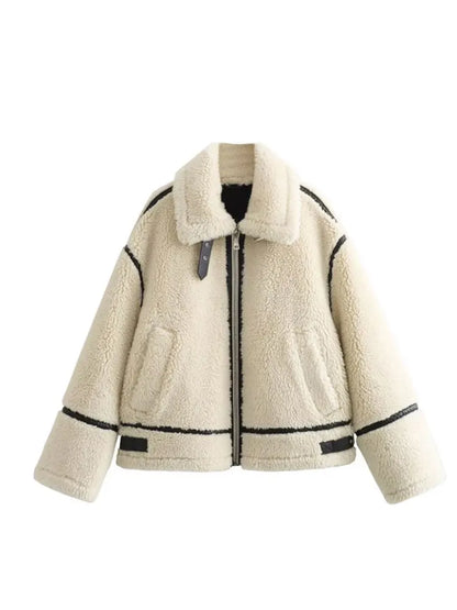 Évarose™ | Veste Hivernale Douce Élégance