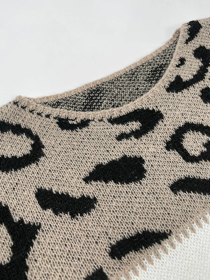 Savannah™ | Pull Maille Léopard Raffiné