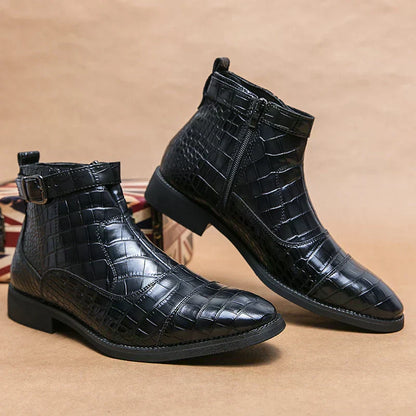Isandro™ | Bottines Boucle Élégance Urbaine