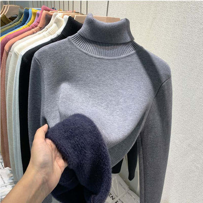 Séraphine™ | Pull Col Roulé Doublé Fleece