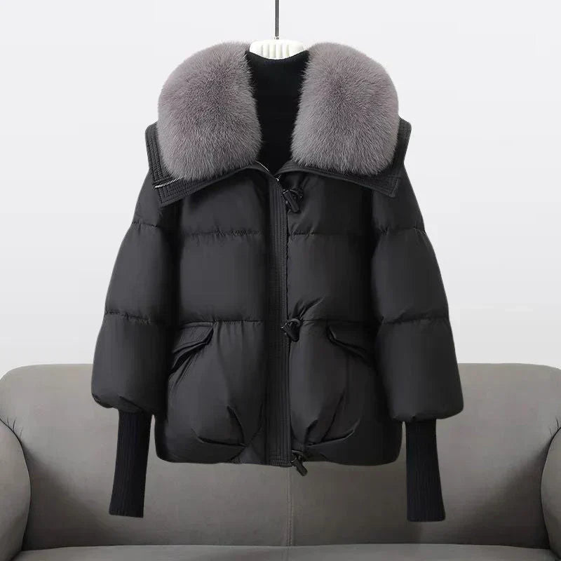 Céliane™ | Manteau Hiver Luxe Col Douillet