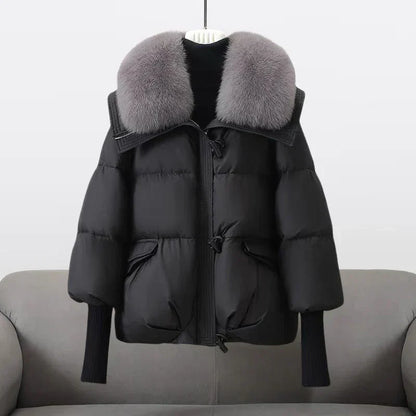 Céliane™ | Manteau Hiver Luxe Col Douillet
