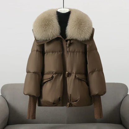 Céliane™ | Manteau Hiver Luxe Col Douillet