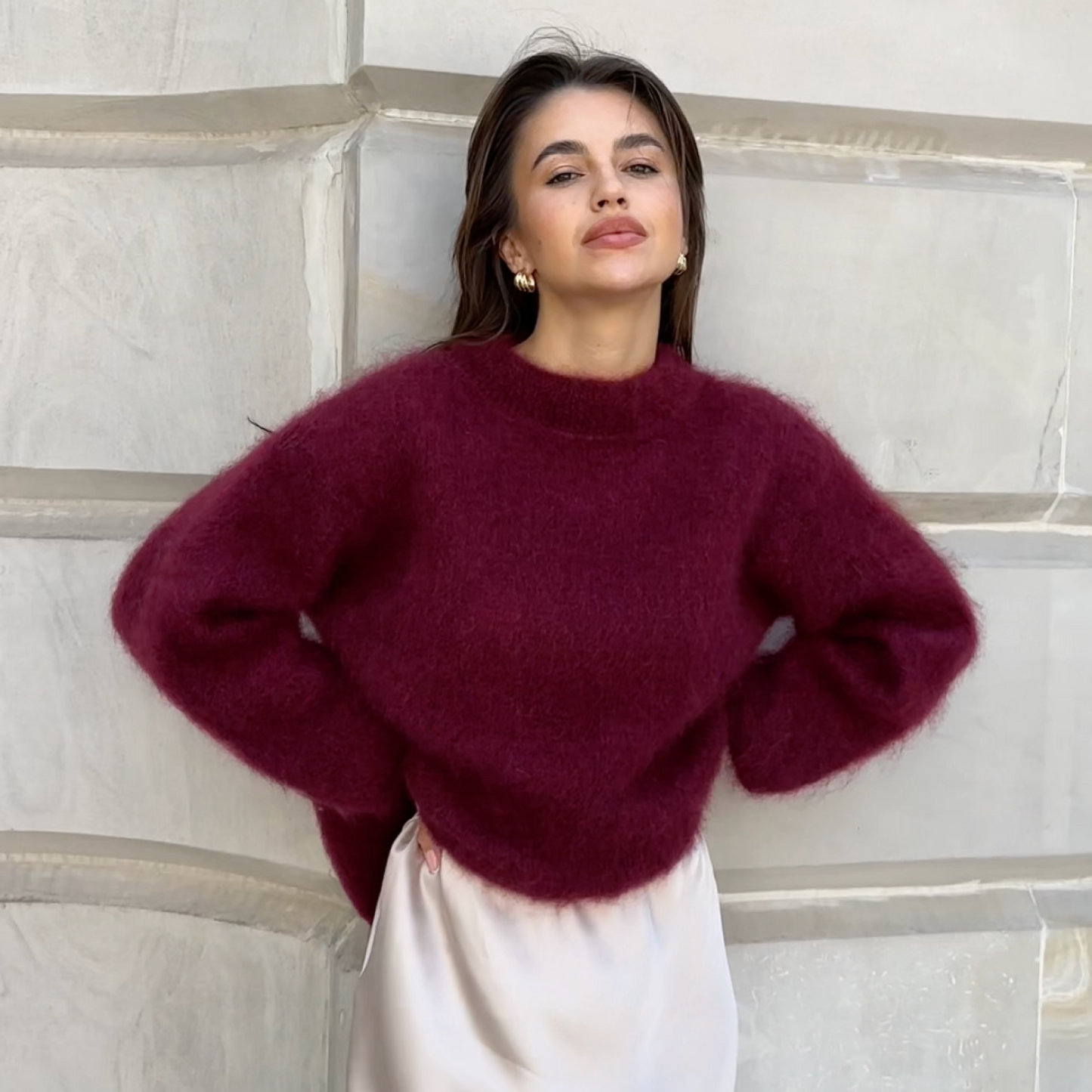 Solange™ | Pull Oversize Maille Douce