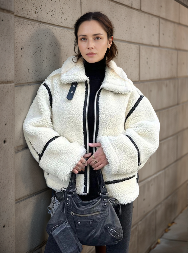 Évarose™ | Veste Hivernale Douce Élégance