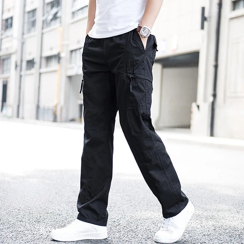 Enzo™ | Pantalon Cargo Moderne en Coton