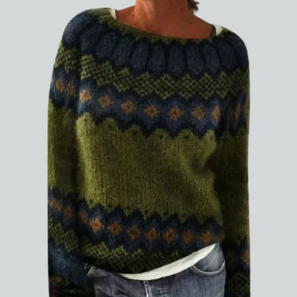 Édith™ | Pull Maille Charme Rétro