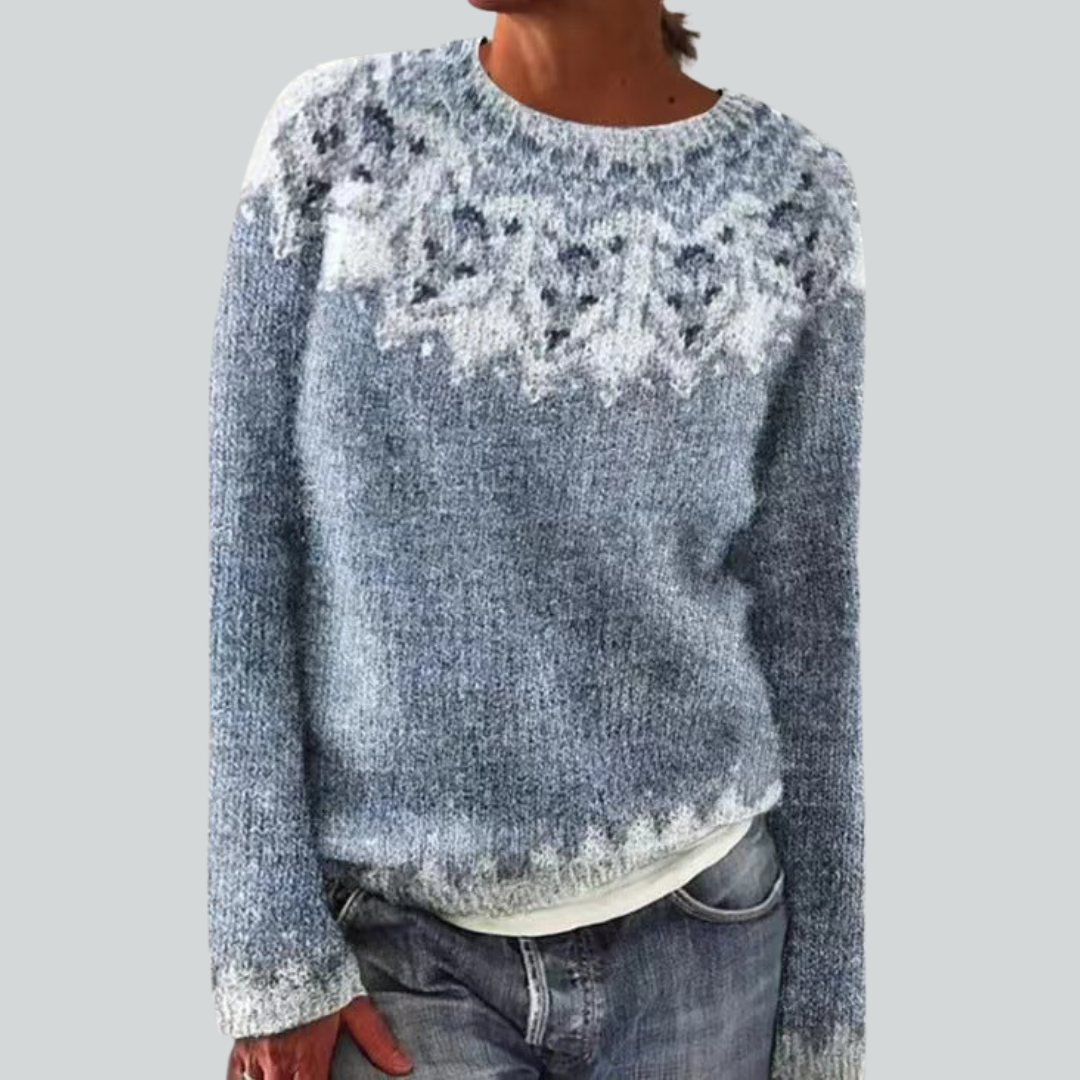 Édith™ | Pull Maille Charme Rétro