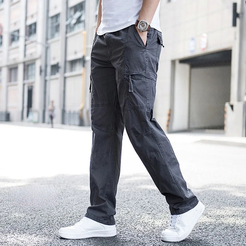 Enzo™ | Pantalon Cargo Moderne en Coton