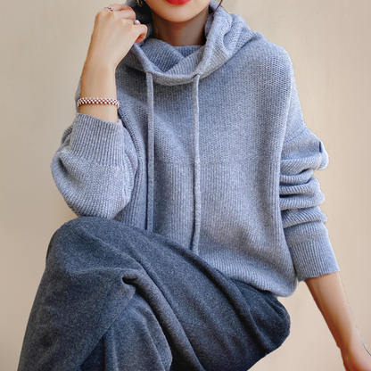 Clarisse™ | Hoodie Maille Élégance Douce