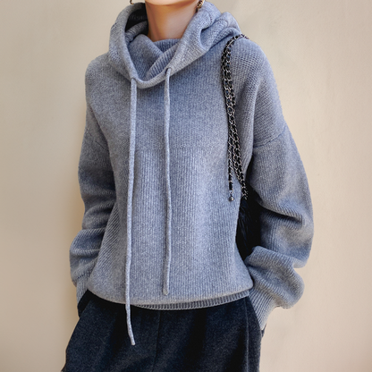 Clarisse™ | Hoodie Maille Élégance Douce