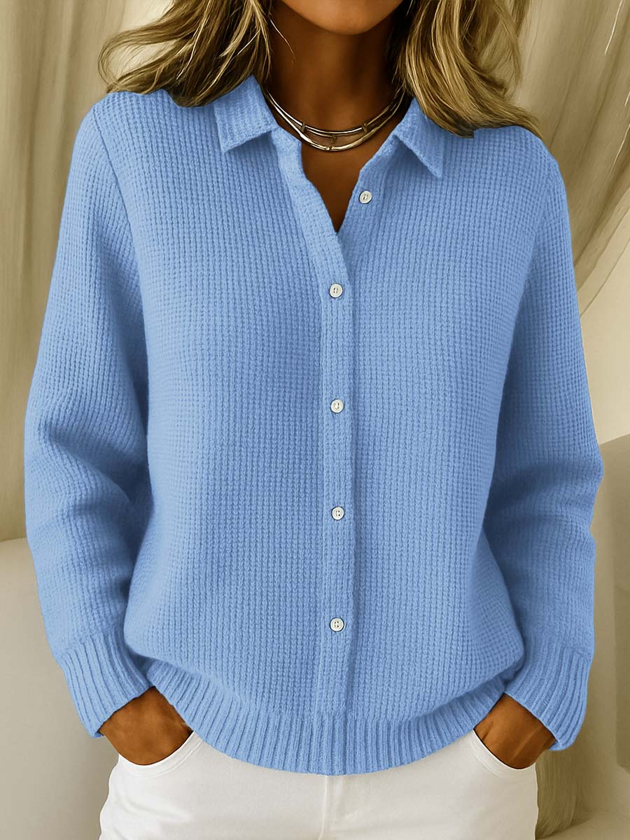 Maëlle™ | Cardigan Classique Maille Douce